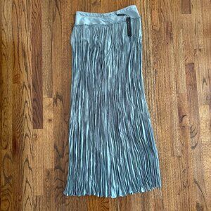 Elie Tahari Sky Blue Pleated Maxi Skirt